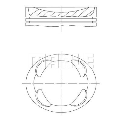 MAHLE ORIGINAL Píst 081 PI 00104 002 – Sleviste.cz