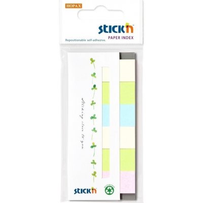 Záložka samolepicí Stick'n Hopax, 45x15 mm, papírová, mix barev, 6x30 ks – Hledejceny.cz