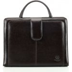 Paolo Peruzzi Dámská italská managerská taška hnědá – Zboží Mobilmania