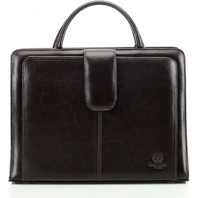 Paolo Peruzzi Dámská italská managerská taška hnědá – Zboží Mobilmania