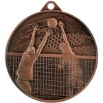 Designová kovová medaile Volejbal Bronz 4,5 cm – Hledejceny.cz
