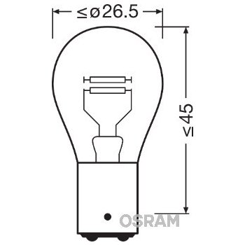 Osram Ultra Life P21/5W BAY15d 12V 21/5W