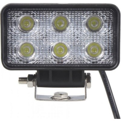 LED světlo obdélníkové, 6x3W, 112x63x53mm, ECE R10 – Hledejceny.cz