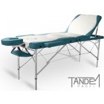 Tandem Skládací masážní lehátko Profi A3D Duo bílo-tyrkysová 195 x 70 cm 15,9 kg – Hledejceny.cz