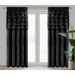 EUROFIRANY ZATEMŇOVACÍ ZÁVĚS NA PÁSCE AURA 140X270 CM ČERNÁ – Hledejceny.cz