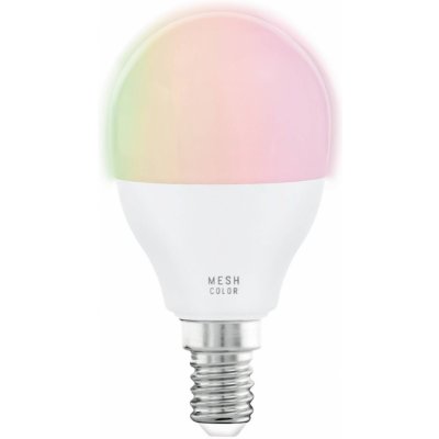 Eglo CONNECT LED žárovka kapka, 4,9 W, 470 lm, teplá–studená bílá, RGB, E14 12252