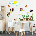 INSPIO Samolepky do dětského pokoje - Berušky N.1 - 78x138cm – Zboží Mobilmania