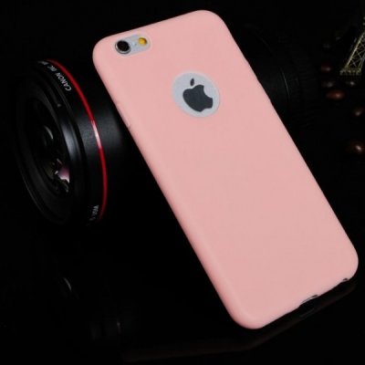 Pouzdro SES Silikonové matné s véřezem Apple iPhone 7 - růžové