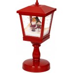 Lumineo Dekorativní LED lucerna 4 LED teplá bílá, červená, 13,5 x 13,5 x 32,5 cm – Hledejceny.cz
