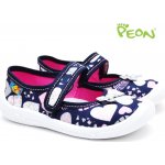 Peon Zdravotní obuv dívčí přezuvky MI 001 DS Růžová – Zboží Dáma