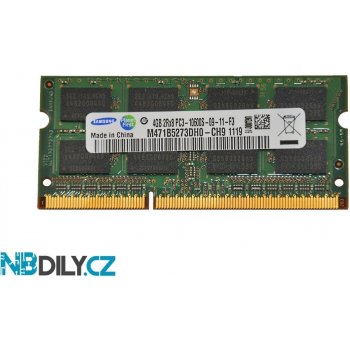 Samsung SODIMM DDR3 4GB 1333MHz CL9 M471B5273DH0-CH9