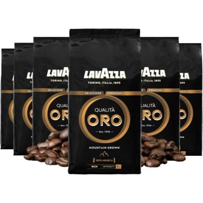 Lavazza Qualità Oro Mountain Grown zrnková 6 x 1 kg – Hledejceny.cz