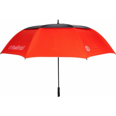 Fastfold golfový deštník 50+ SPF červený/šedý