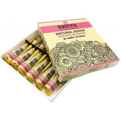 Sattva henna na tělo hnědá 30 g – Zboží Dáma
