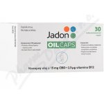 Jadon oil caps CBD s konopným olejem 15mg CBD+B12 30 kapslí – Zboží Mobilmania