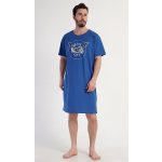 Motocykle pánská noční košile kr.rukáv modrá – Zboží Dáma