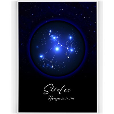 Plakát / Obraz Zvěrokruh A4 - 21 x 29,7 cm Tiskové plátno – Hledejceny.cz