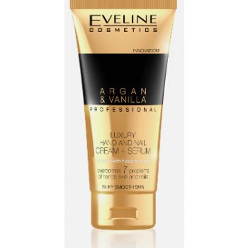 Eveline Cosmetics Argan & Vanilla Luxusní krém + sérum na ruce a nehty 100 ml