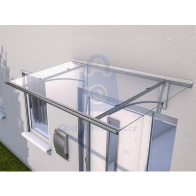 Guttavordach PT/GR, hliník 1600 x 900 mm antracit / čirá – Hledejceny.cz