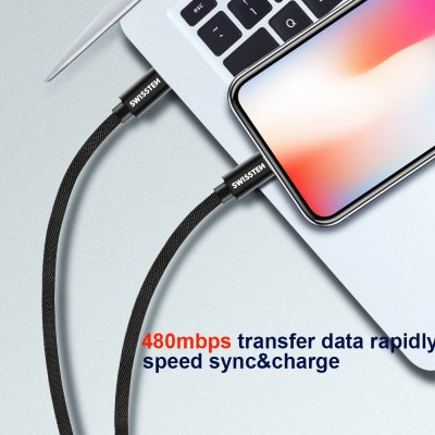 Swissten 71525203 datový USB-C/lightning, 1,2m, stříbrný – Hledejceny.cz