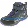 Dětské trekové boty Peddy PV-509-23-02 šedá/fialová