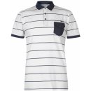 Lee Cooper Stripe Polo Shirt Mens white/Navy
