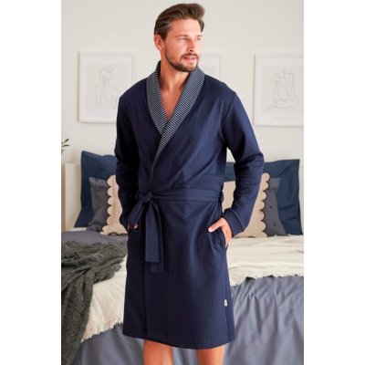 Doctor nap SMW 5283 navy blue pánský župan – Zboží Dáma Doctor nap SMW 5283 navy blue pánský župan – Zboží Dáma