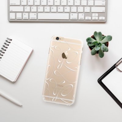 Pouzdro iSaprio Fancy iPhone 6/6S bílé – Zboží Mobilmania