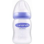 Lansinoh skleněná kojenecká láhev s NaturalWave TM savičkou savička S 160ml – Zboží Mobilmania