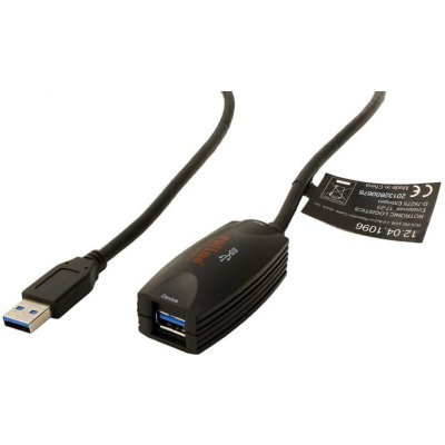 Roline 12.04.1096 USB 3.0, aktivní prodlužovací, USB 3.0 A(M) - USB 3.0 A(F), 5m – Zbozi.Blesk.cz