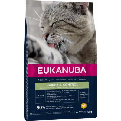 EUKANUBA Cat Adult Hairball Control 10 kg