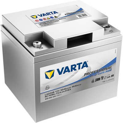 Varta Professional Deep Cycle 12V 50Ah 340A 830050 – Zboží Mobilmania