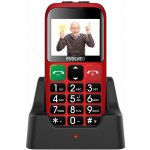 EVOLVEO EasyPhone EB, mobilní telefon pro seniory, červená EP-850-EBR