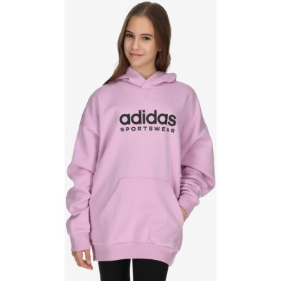 adidas mikina Fleece IJ5954 růžová – Zboží Mobilmania