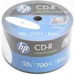 HP CD-R 700MB 52x, printable, bulk, 50ks (CRE00070WIP-3) – Zboží Mobilmania