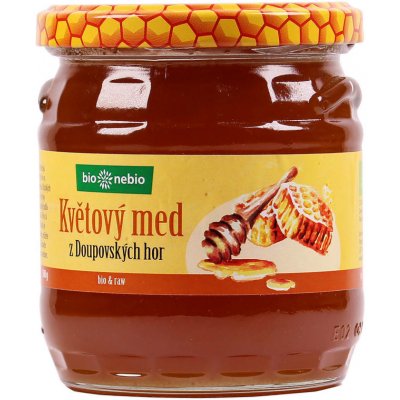 BioNebio Bio květový med z Doupovských hor ČESKÉ BIO 500 g – Zboží Dáma