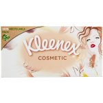 Kleenex Cosmetic papírové kapesníčky v krabičce 3-vrstvé 80 ks – Zboží Mobilmania