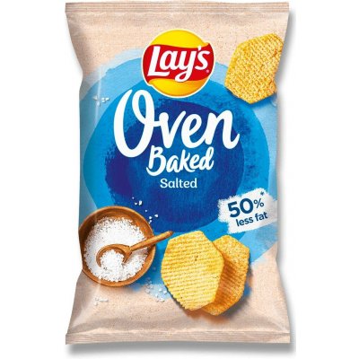 Lay´s Oven Baked bramborové lupínky pečené v troubě solené 110 g – Sleviste.cz