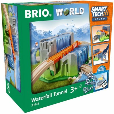 Brio Vláčkodráha World 33978 SMART TECH SOUND Tunel s vodopádem – Zboží Mobilmania