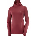 Salomon Comet Seamless hoody W červená – Zboží Mobilmania