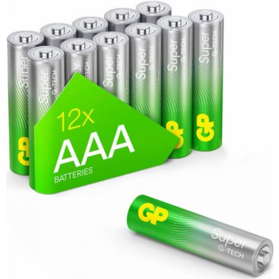 GP Super Alkaline AAA 12ks 03024AETA-S12 – Hledejceny.cz