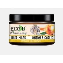 Eco U Vlasová maska s extraktem cibule a česneku pro slabé vlasy 250 ml