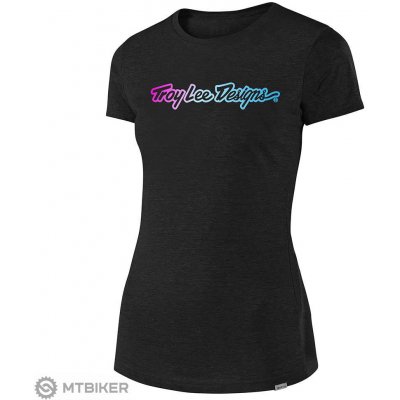 Troy Lee Designs Women Signature Tee Black