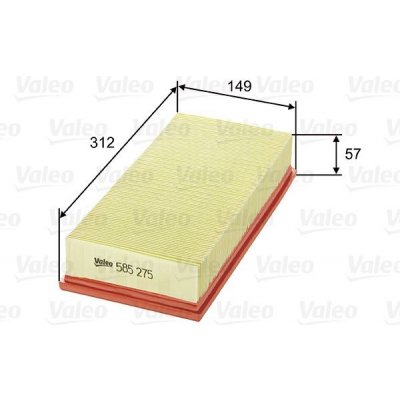 Vzduchový filtr VALEO 585275 – Sleviste.cz