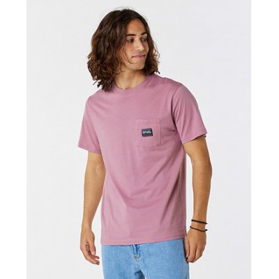 Rip Curl HORIZON BADGE S/S TEE Mauve – Zboží Mobilmania