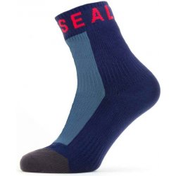 SealSkinz Nepromokavé ponožky Mautby modrá/červená
