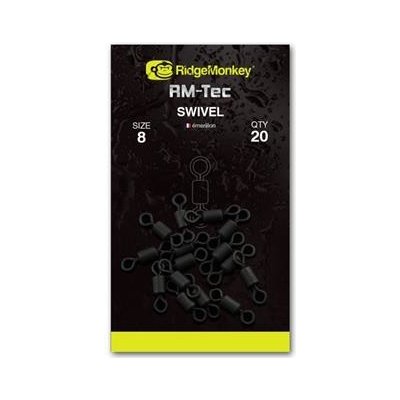RidgeMonkey Obratlík RM-Tec Swivel vel.8 20ks – Hledejceny.cz