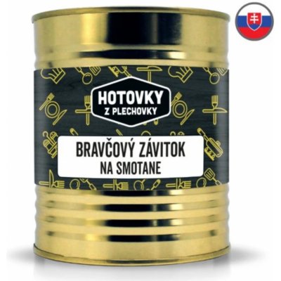 Hotovky z plechovky Vepřový závitek na smetaně 0,8 kg – Zboží Dáma