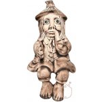 Vodník keramická socha Fanda - socha z povětrnostně odolná keramika, výška 42 cm – Zboží Dáma