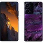 Pouzdro mmCase Gelové Xiaomi Poco F5 - fialová pírka – Zboží Živě